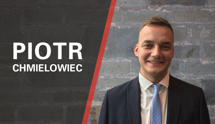 Piotr Chmielowiec Sales Manager for Central and Eastern Europe