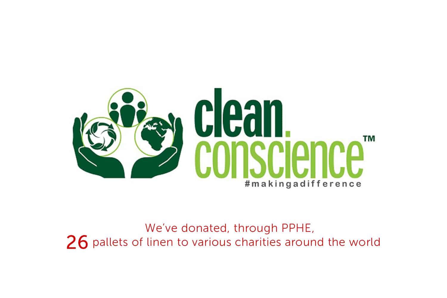 clean conscience linen donated people in need